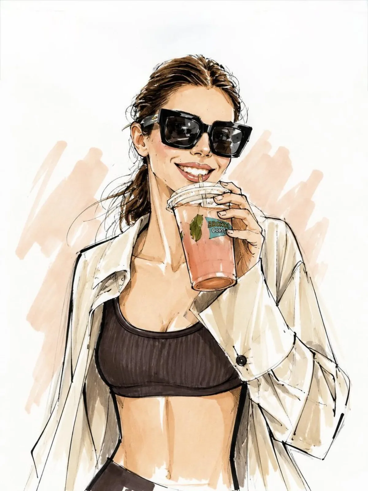 Vogue Style Fashion Illustration
