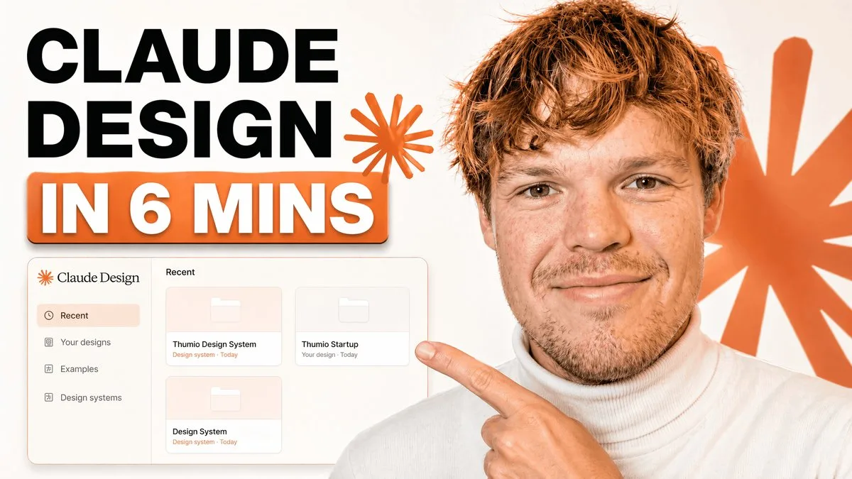 Refined Tech Tutorial Thumbnail with UI Mockup
