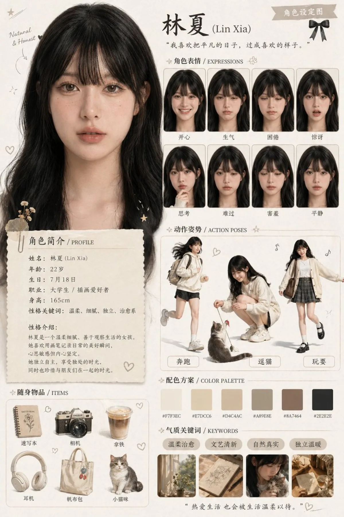 Character Asset Design Card
