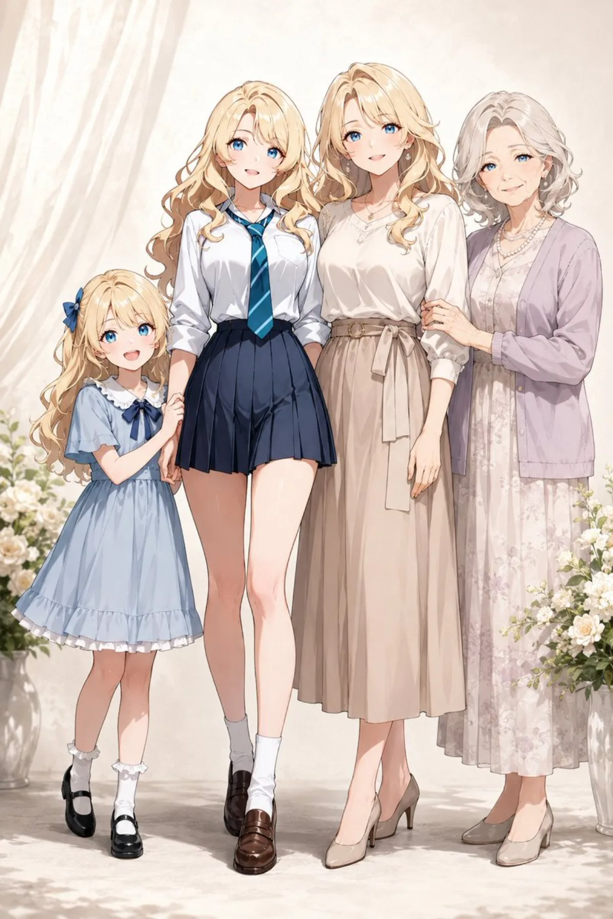 VHS High School Portrait of Four Generations