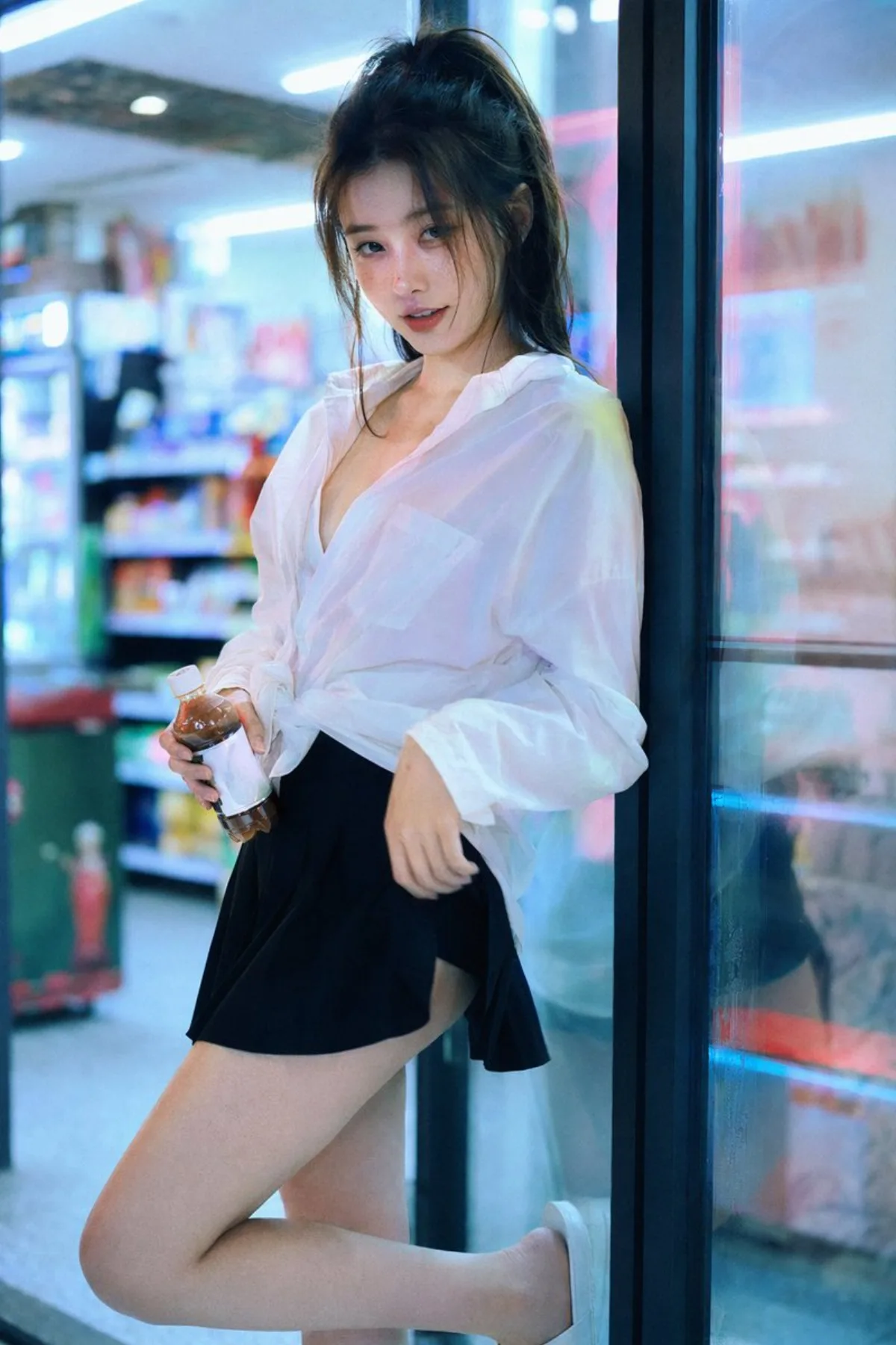 Late Night Convenience Store Portrait (Curated)