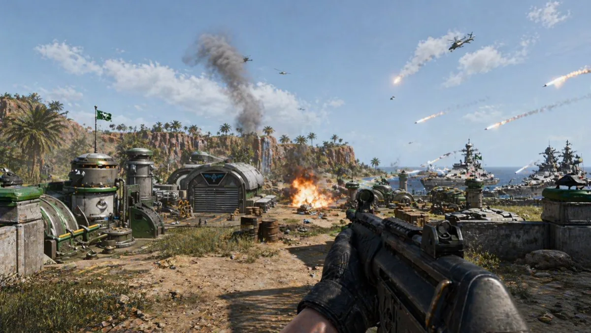 Signature First-Person Tropical Island Warzone