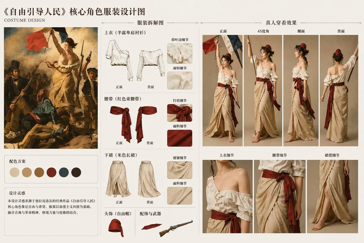 A Editorial Classic Painting Fashion Analysis