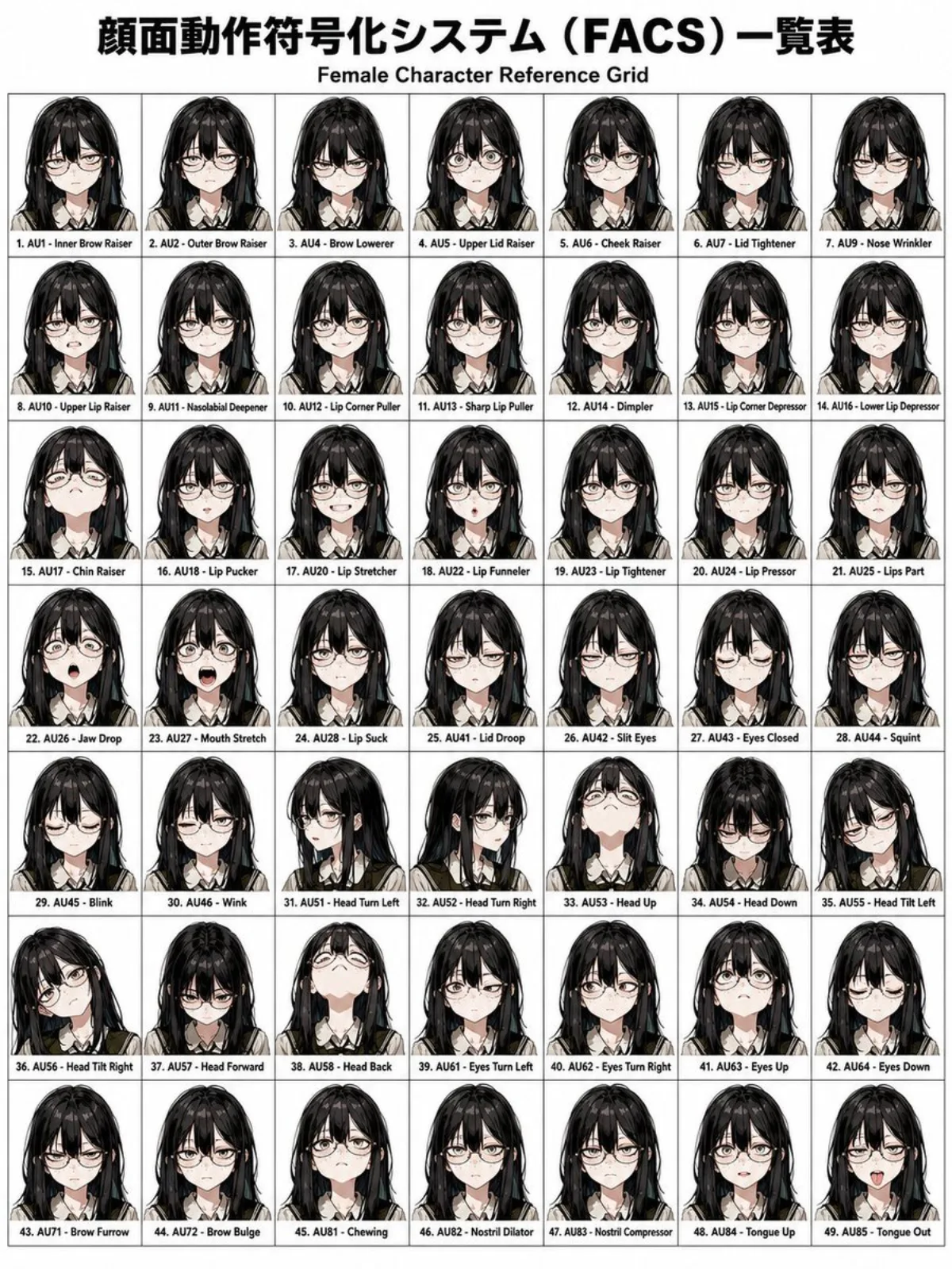 A Hero FACS Facial Expression Control