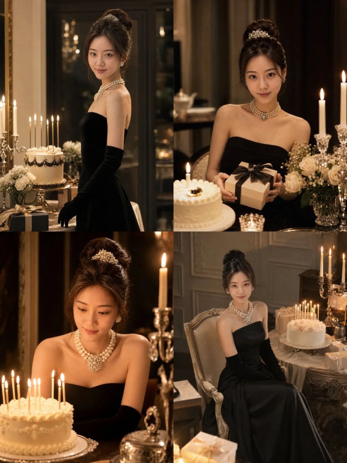 Audrey Hepburn Vintage Birthday Shoot: A Modern Take