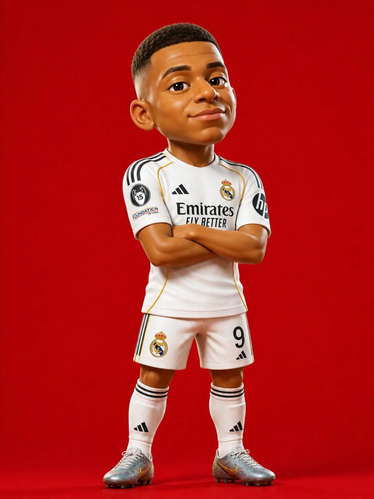 A Curated 3D Stylized Soccer Player
