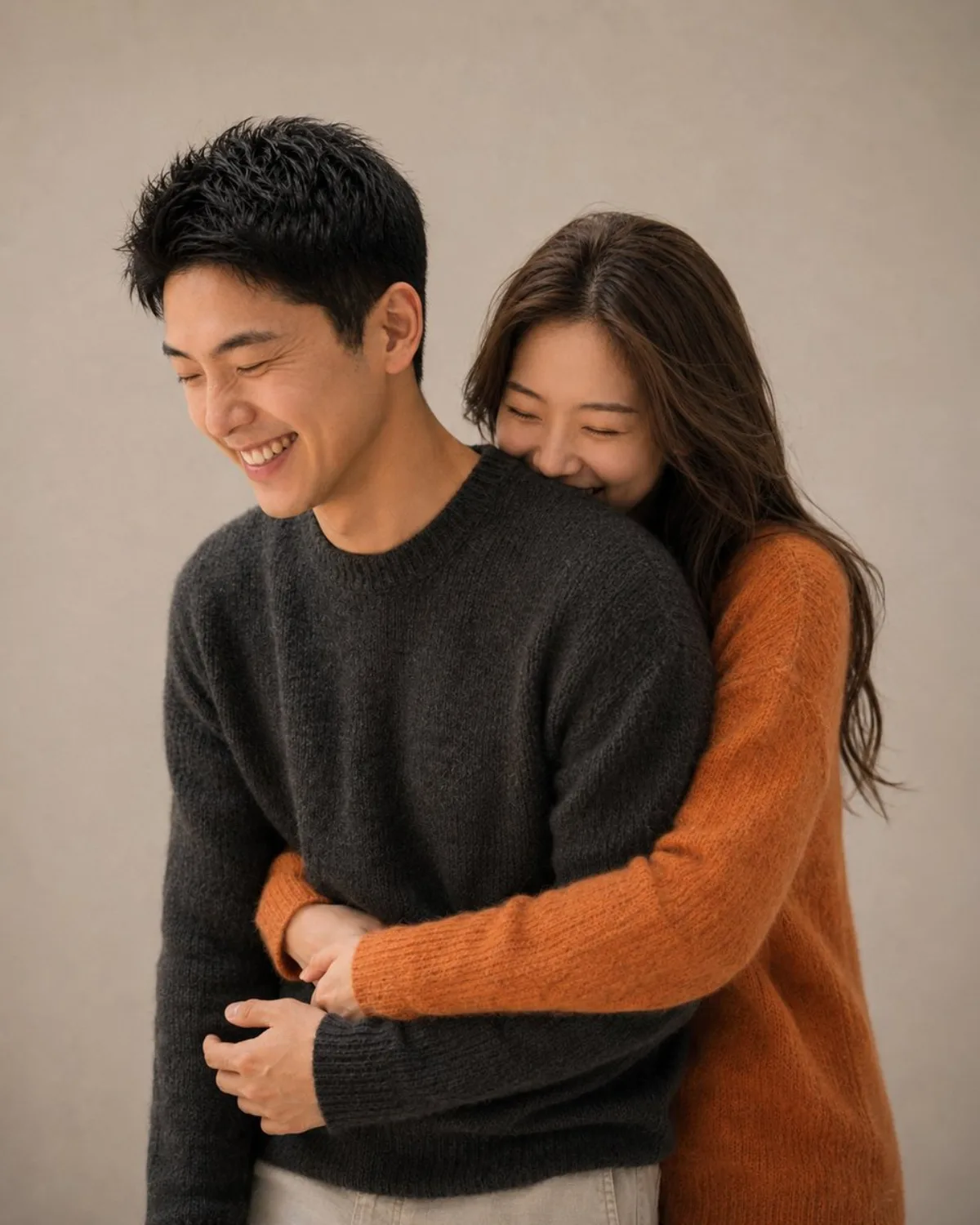 Couple Portrait in Korean Magazine Style