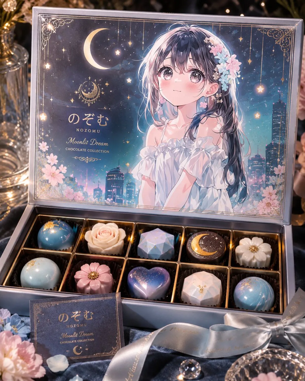 Moonlit Anime Chocolate Box (Editorial)