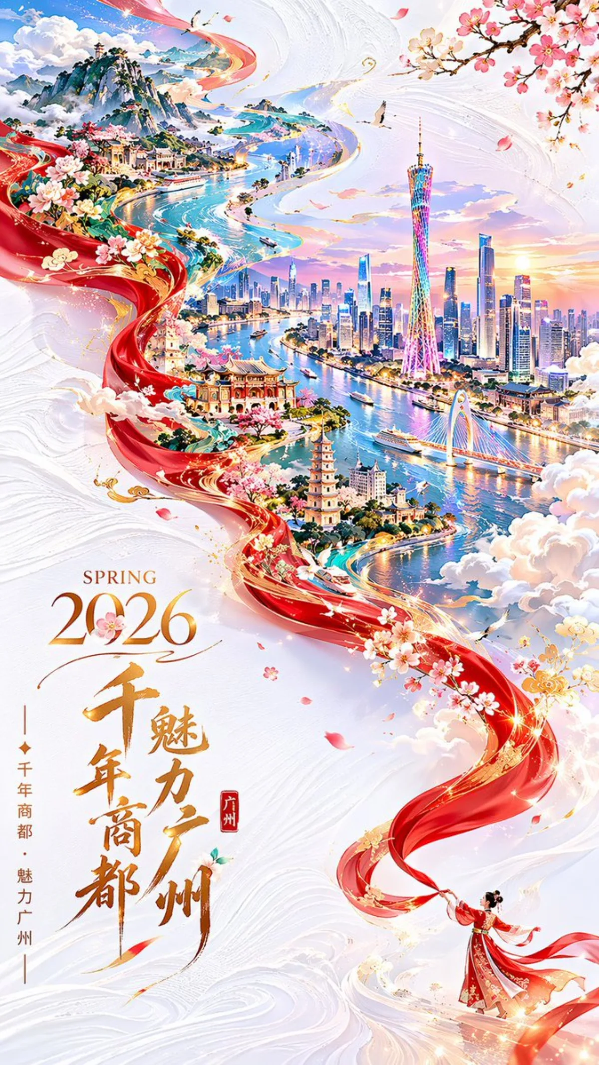 A Refined 2026 Spring City Poster