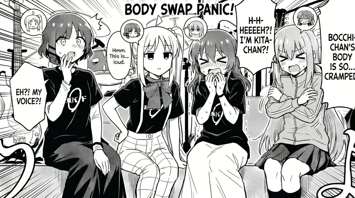 Manga Body Swap Band Panic
