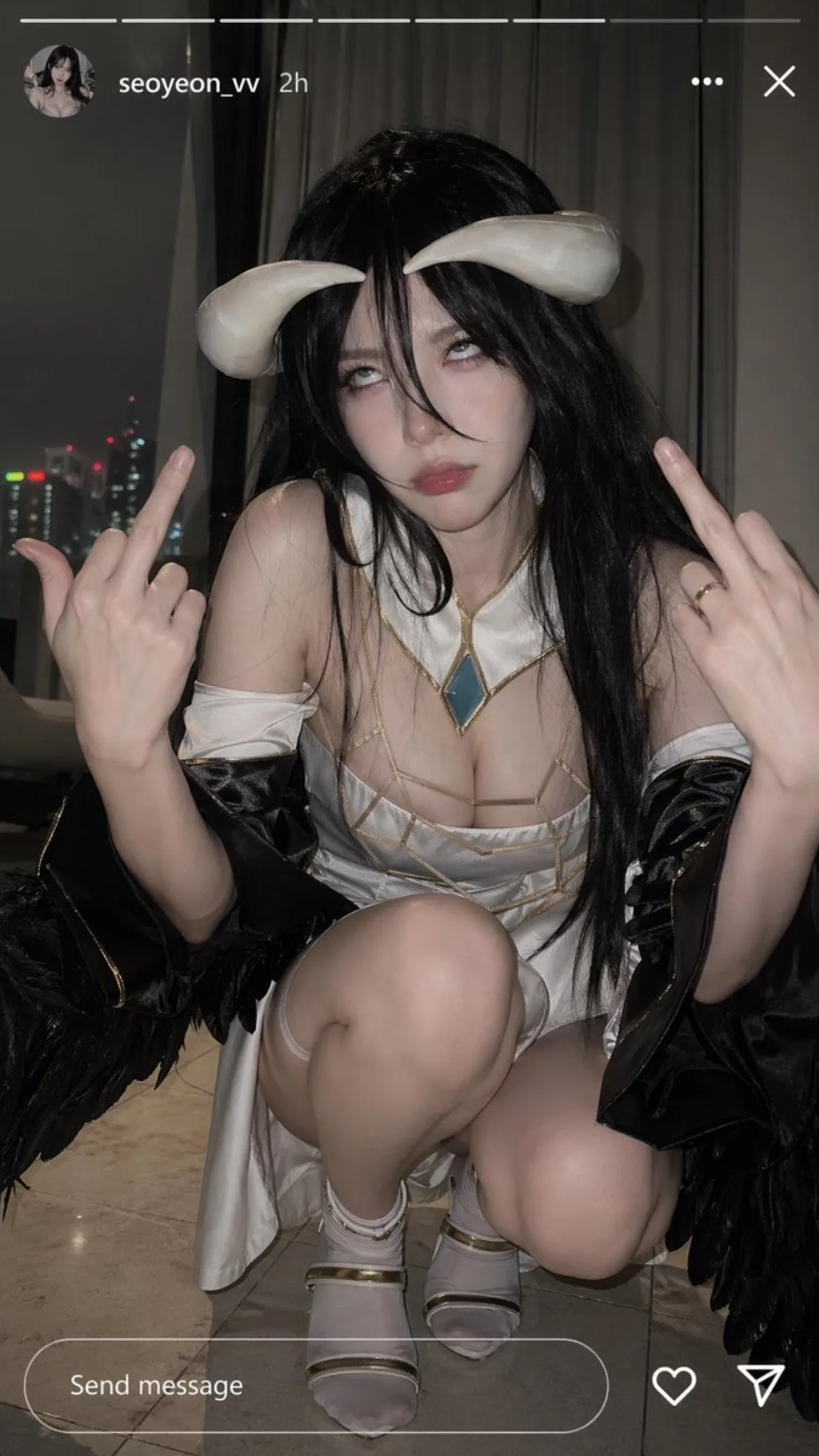 Albedo Cosplay Instagram Snapshot