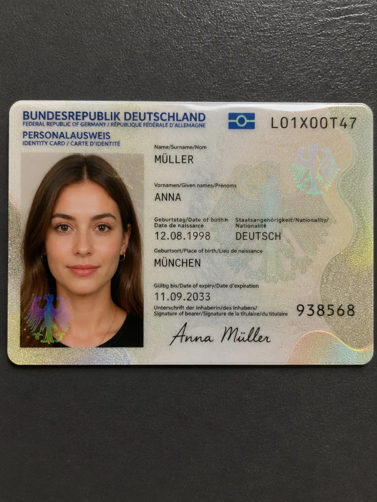 A Curated Detailed Identity Card Photography