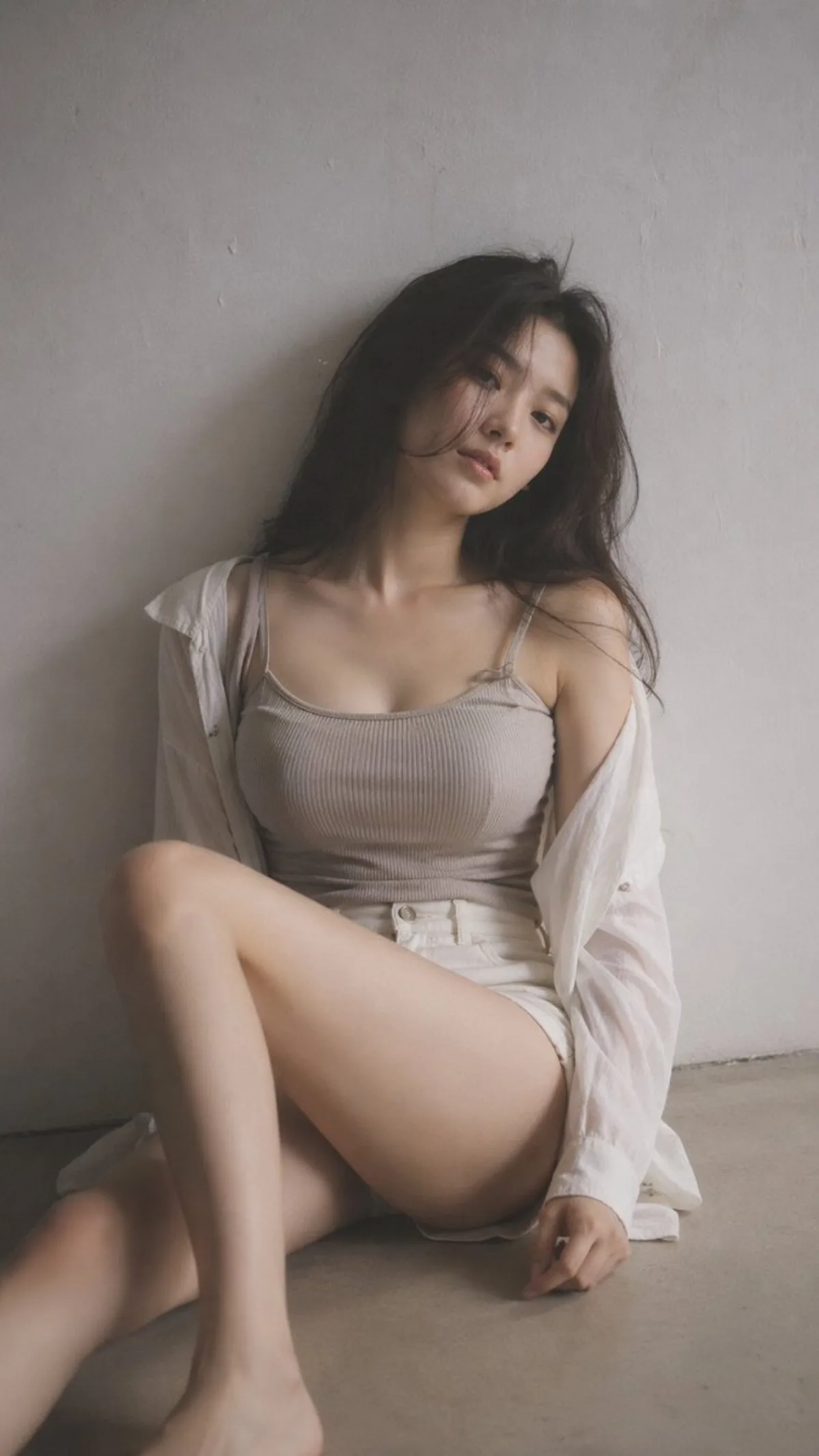 Quiet Editorial Portrait of Young Woman