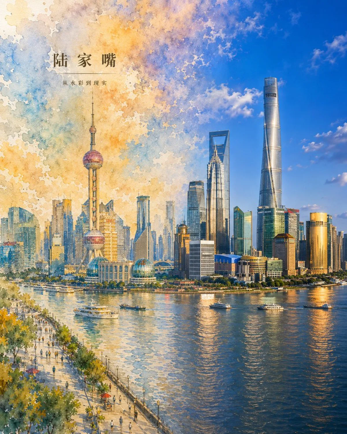 Blended Reality City Poster