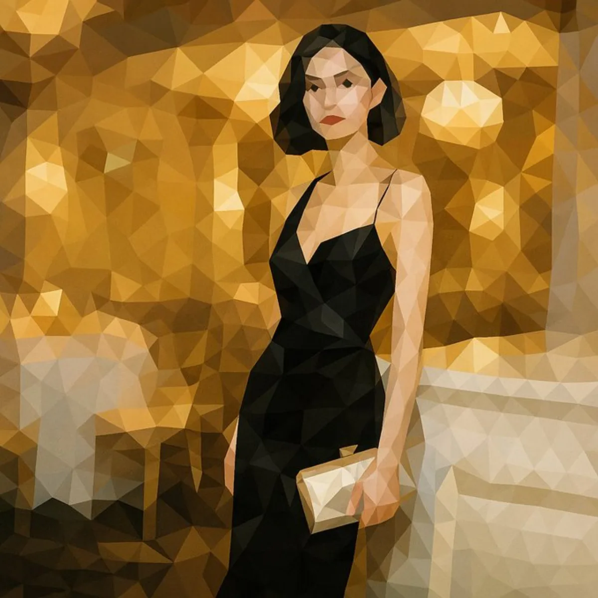 Low Poly Mosaic Style