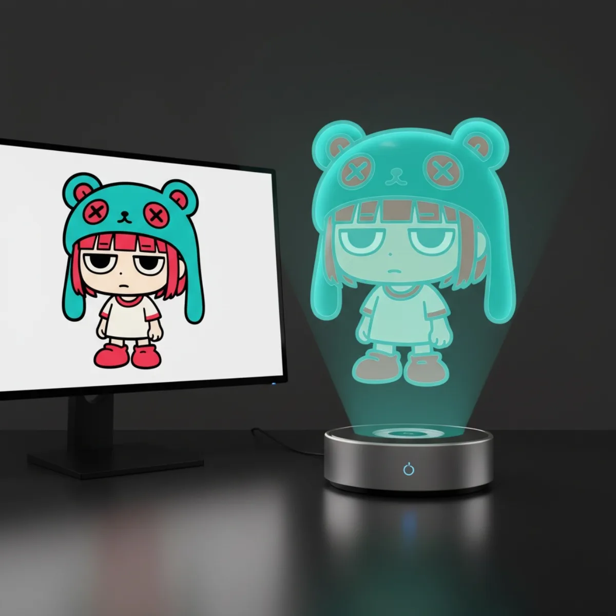 超写实全息角色投影
