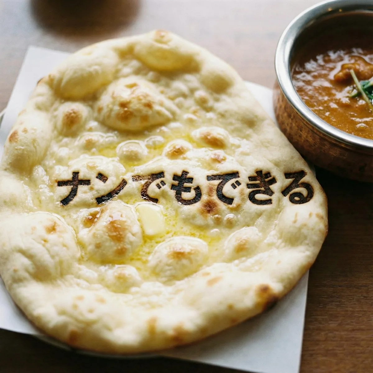 Naan bread slogan image