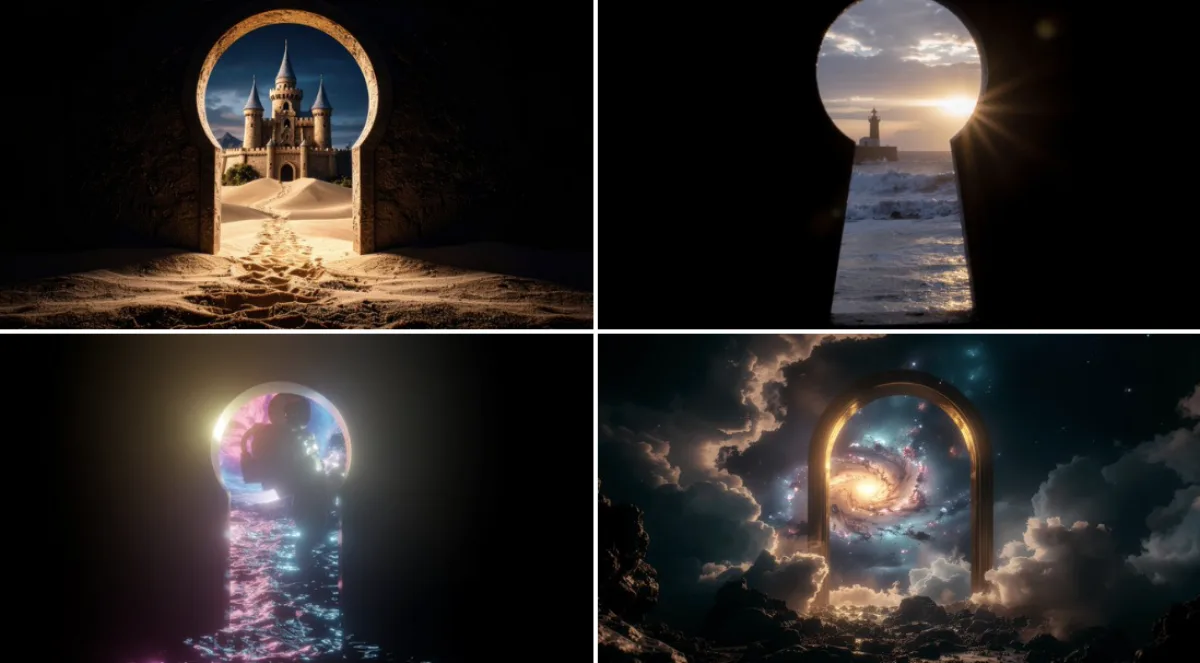 The World Through a Keyhole