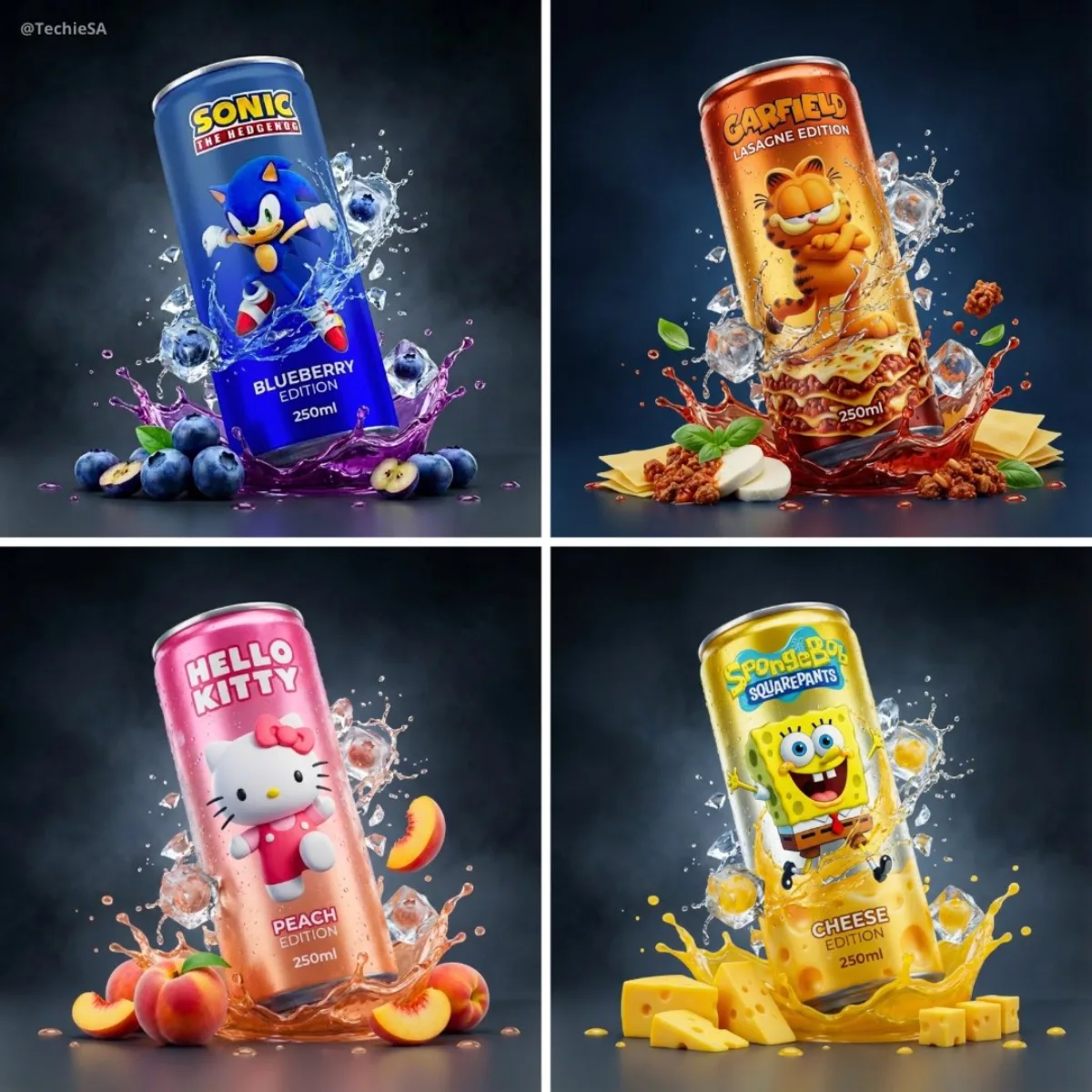 Limited Edition Flavor Aluminum Can Art