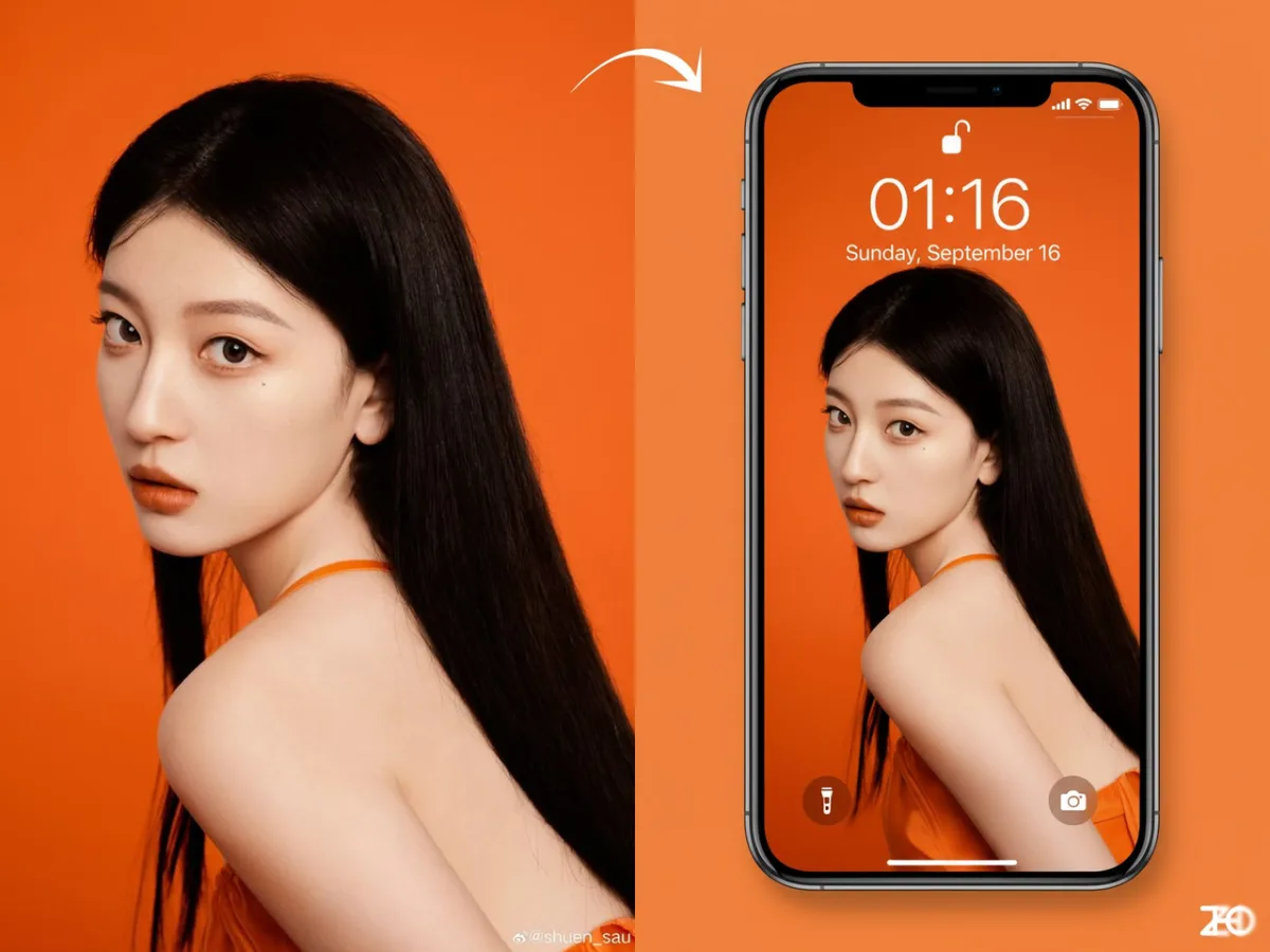Crafted Iphone Lock Screen Wallpaper Effect