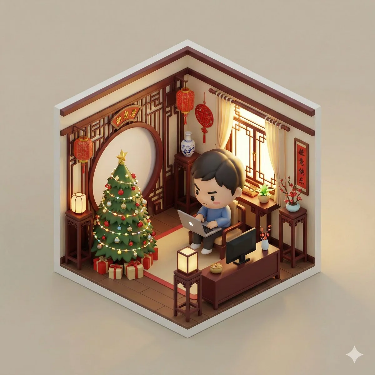 Chibi PVC Figure Miniature Room