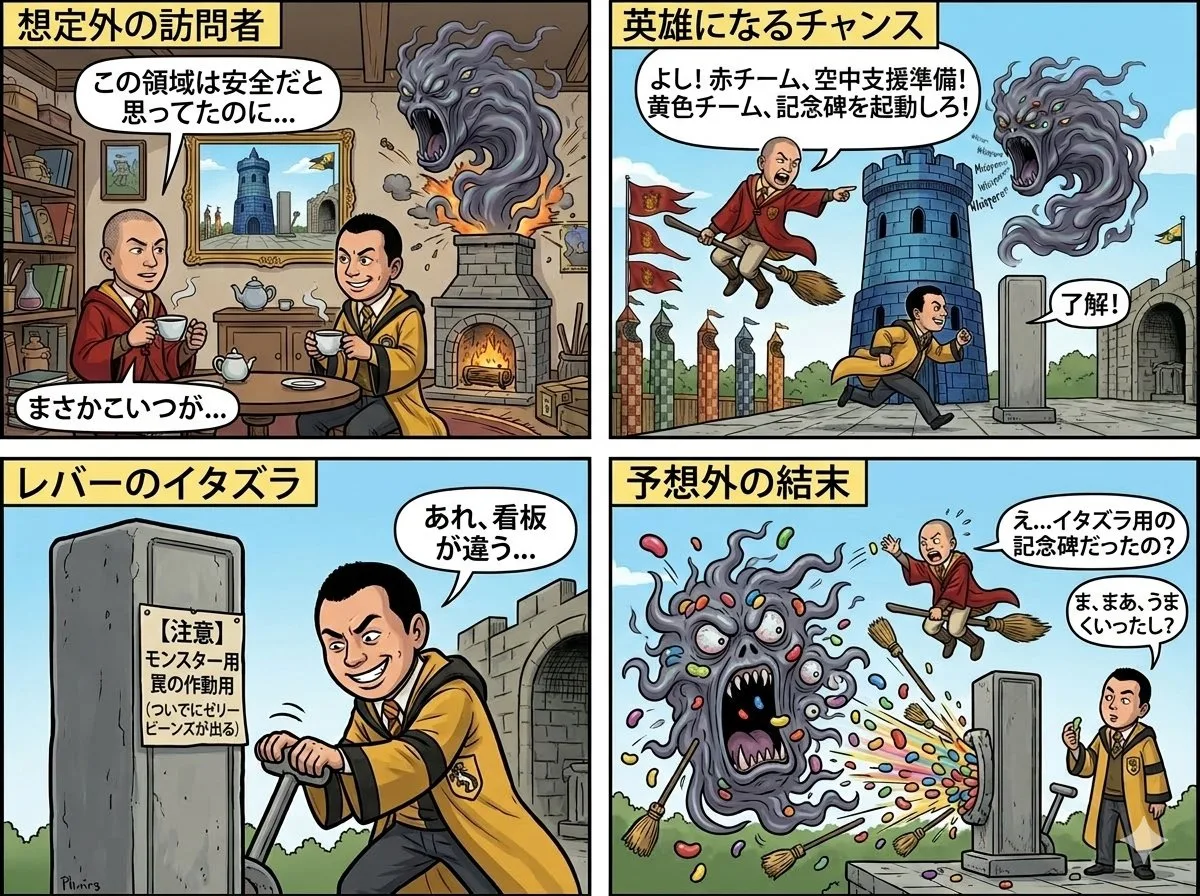 四格漫画：大雄的大魔境
