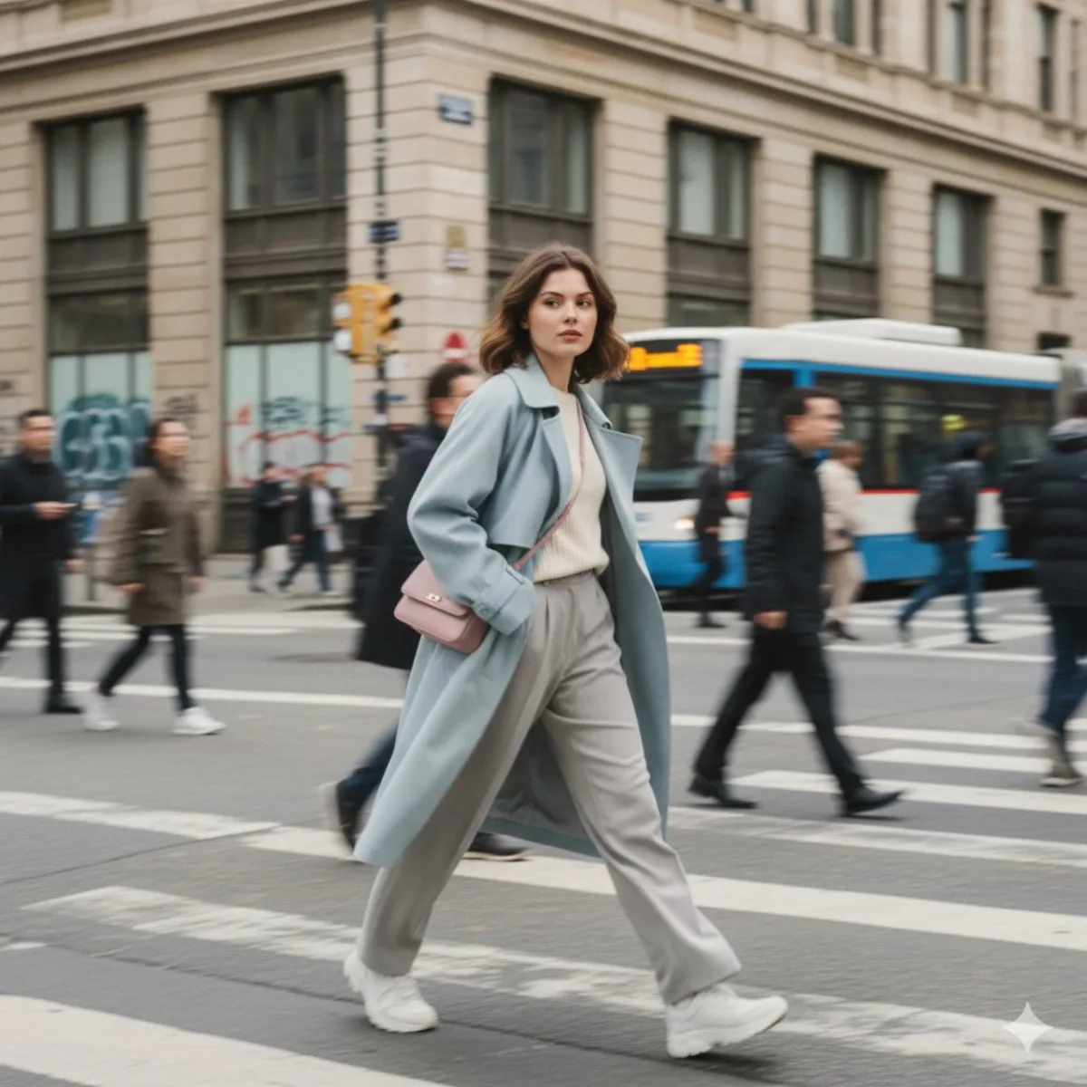 Stylized Cinematic Street Style Portrait