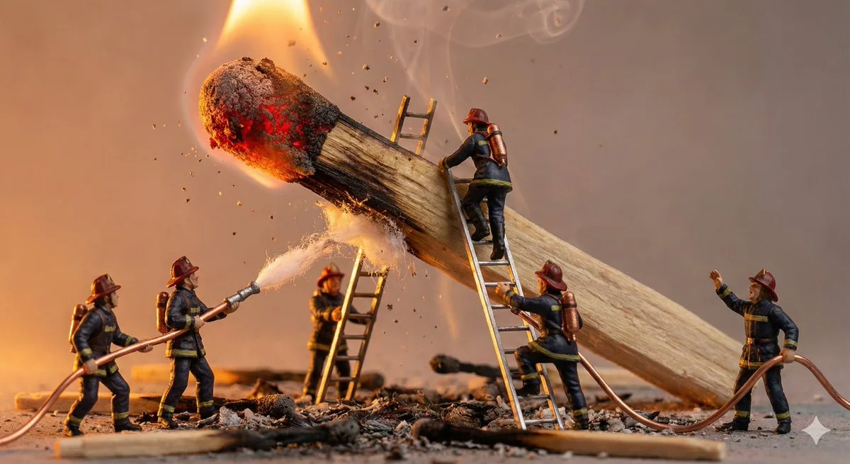 Giant’s Daily Life: Challenges in a Miniature World - Editorial Style