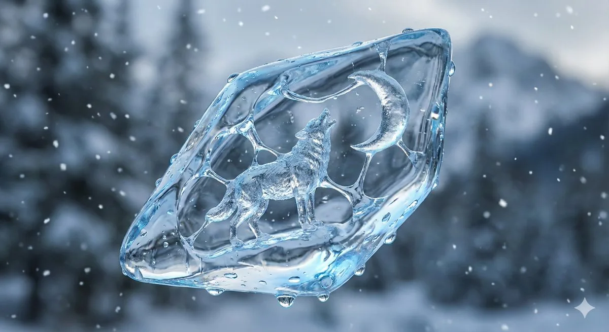 Tiny Ice Shard Carving