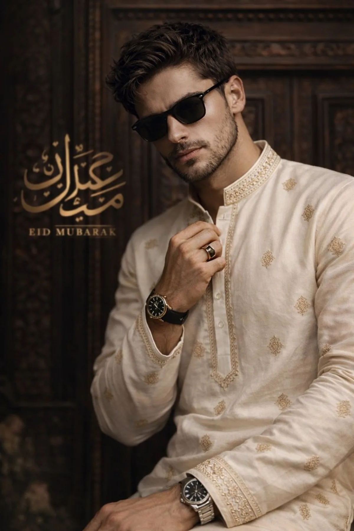 Cinematic Fashion Portrait: Eid Mubarak - Editorial Style