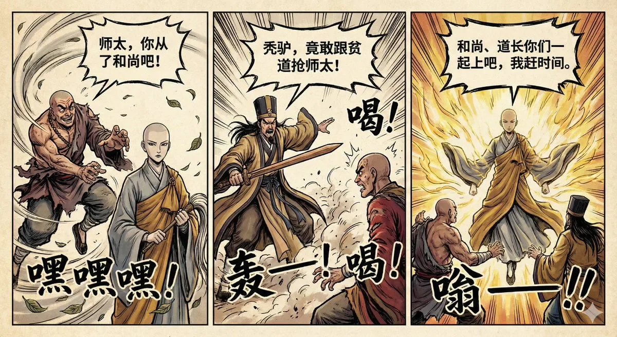 香港武侠3格漫画 · 编辑级演绎