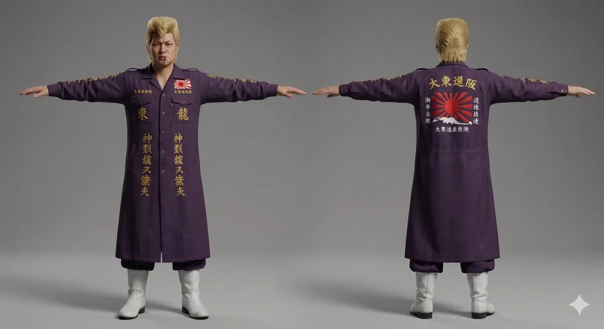 3D Bosozoku Character Model: A Premium Take
