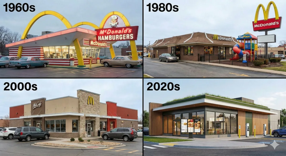 Crafted Mcdonalds Through The Decades