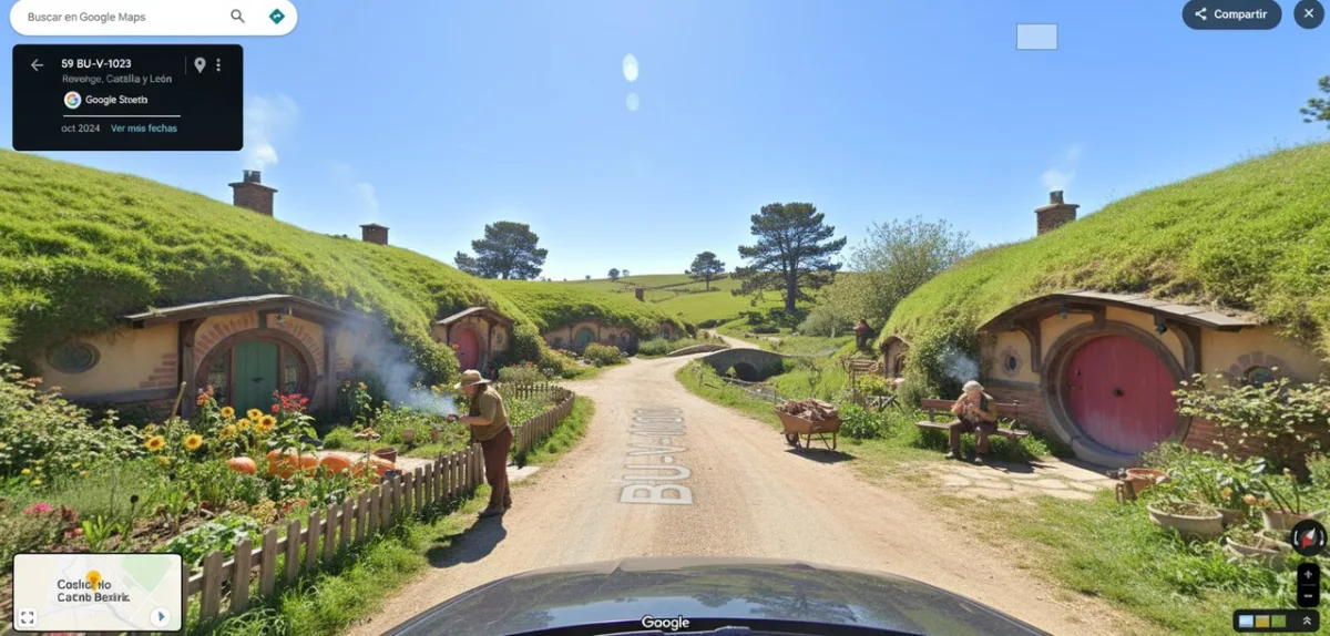 Hobbiton Street Life In Sunny Weather