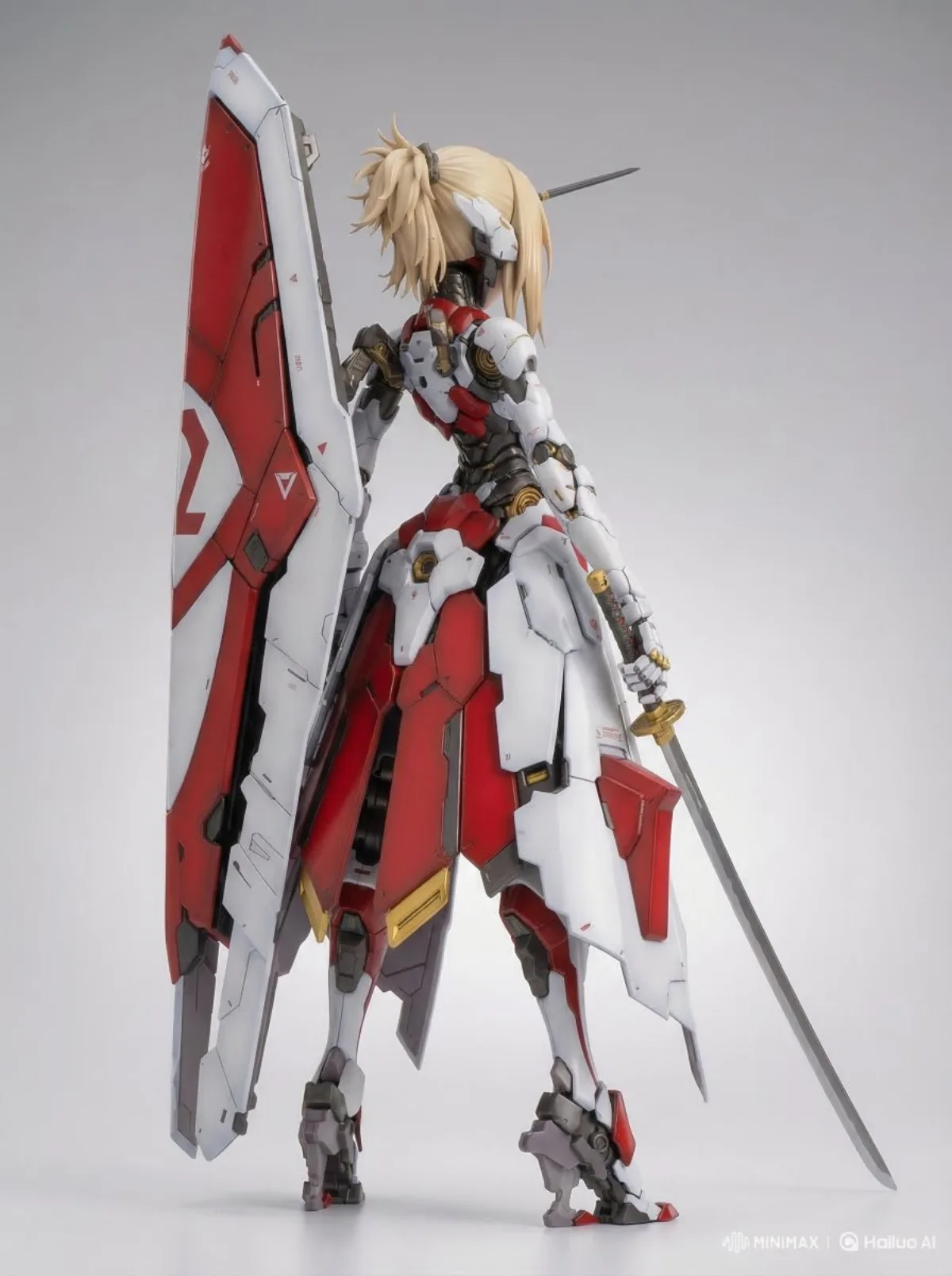 A Curated Knight Mecha Girl Amaterasu 1/7 Scale Figure