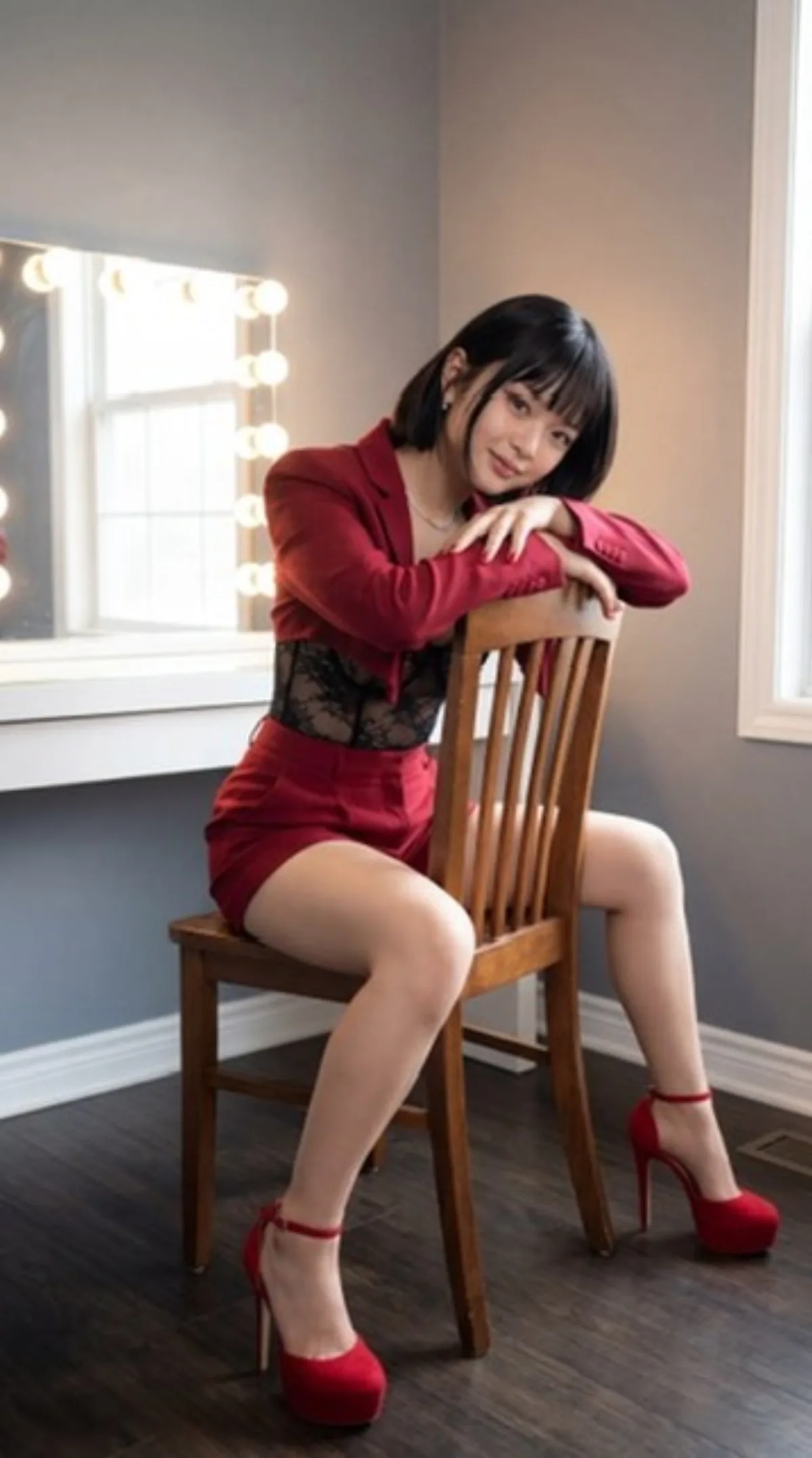 精修风NewJeans Danielle 香槟金造型