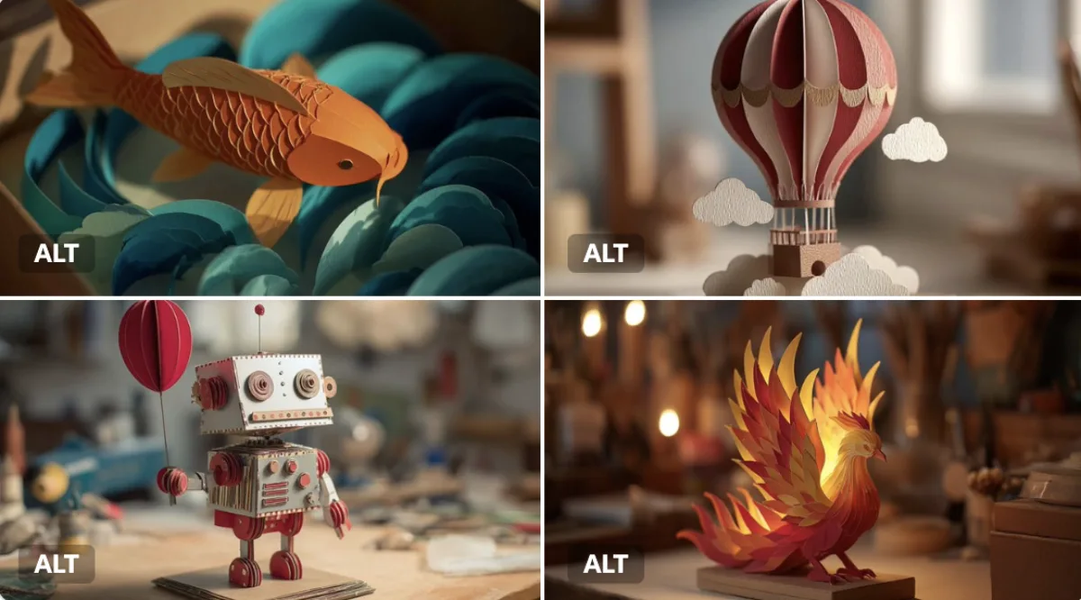 3D Paper Art