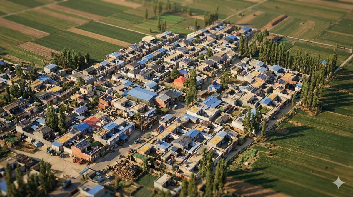 Hometown Digital Twin Aerial View (Signature)