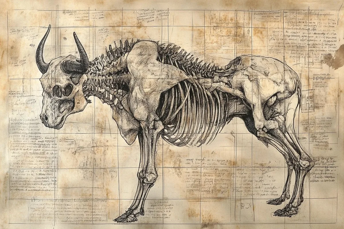 Renaissance Mermaid Anatomy Study (Modern)