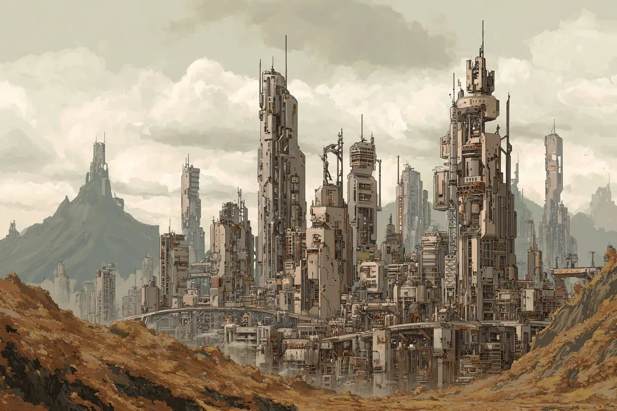 Techno-Organic Urban Landscape