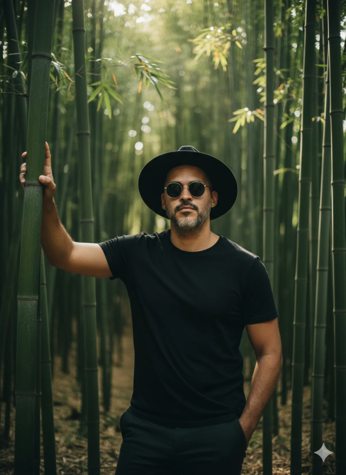 Signature Hyperrealistic Portrait in Bamboo Forest