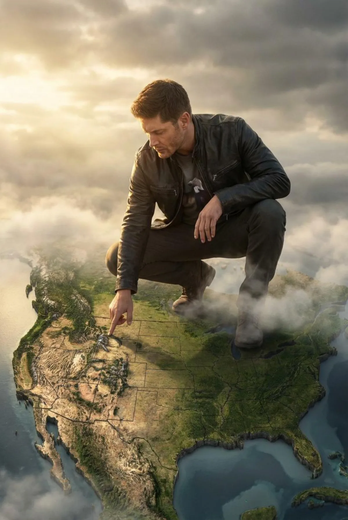Cinematic World-Builder Portrait with 3D Relief Map