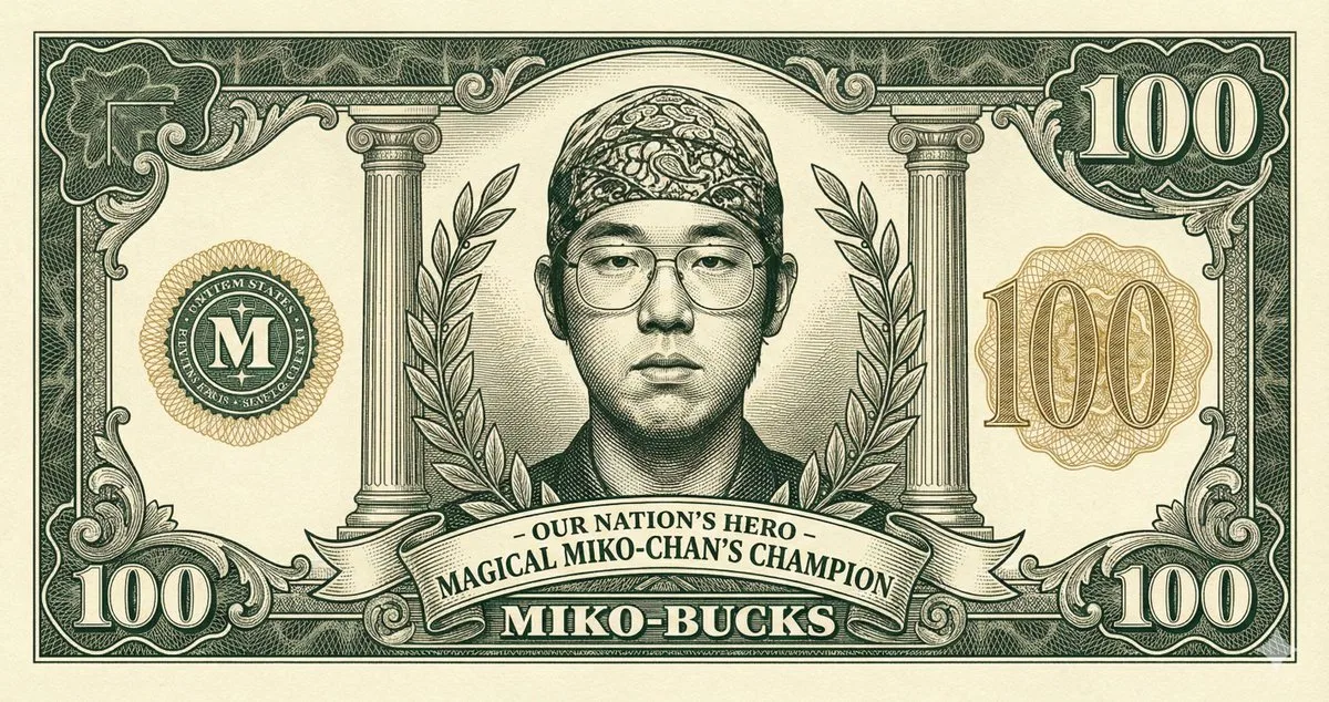 Anime Otaku Bill Currency