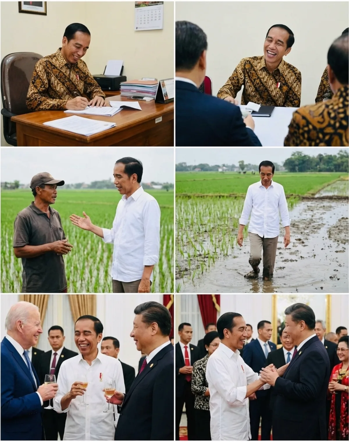 Indonesian president documentary photos prompt - Editorial Style