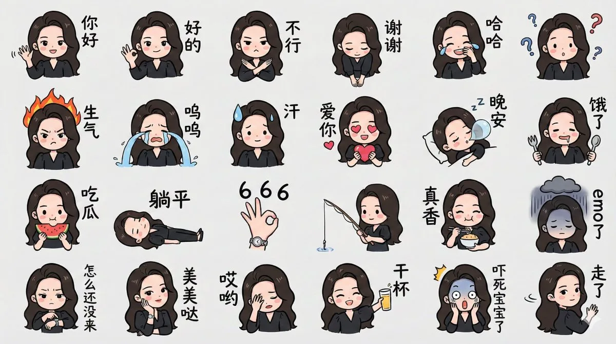 A Studio-Grade Colorful Hand-Drawn Emoji Pack
