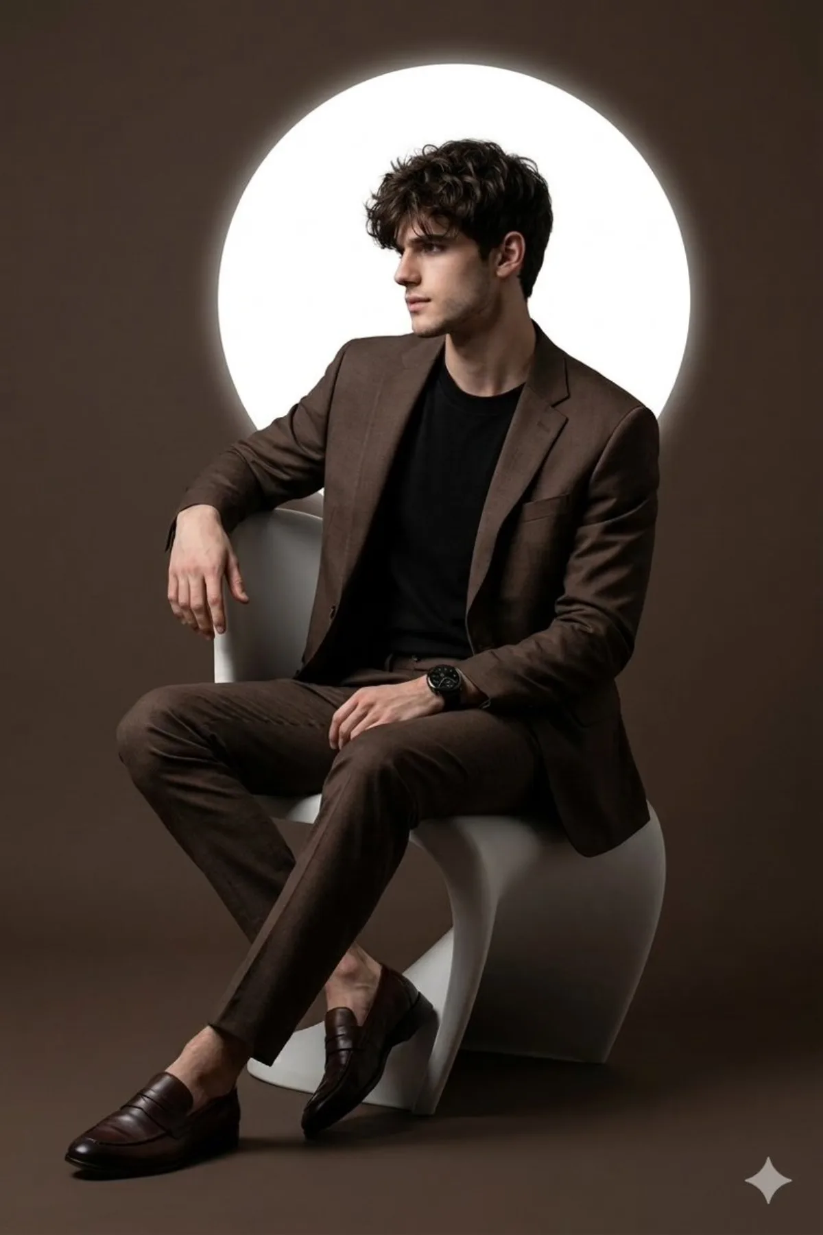Cinematic Studio Portrait of a Young Man (Signature)
