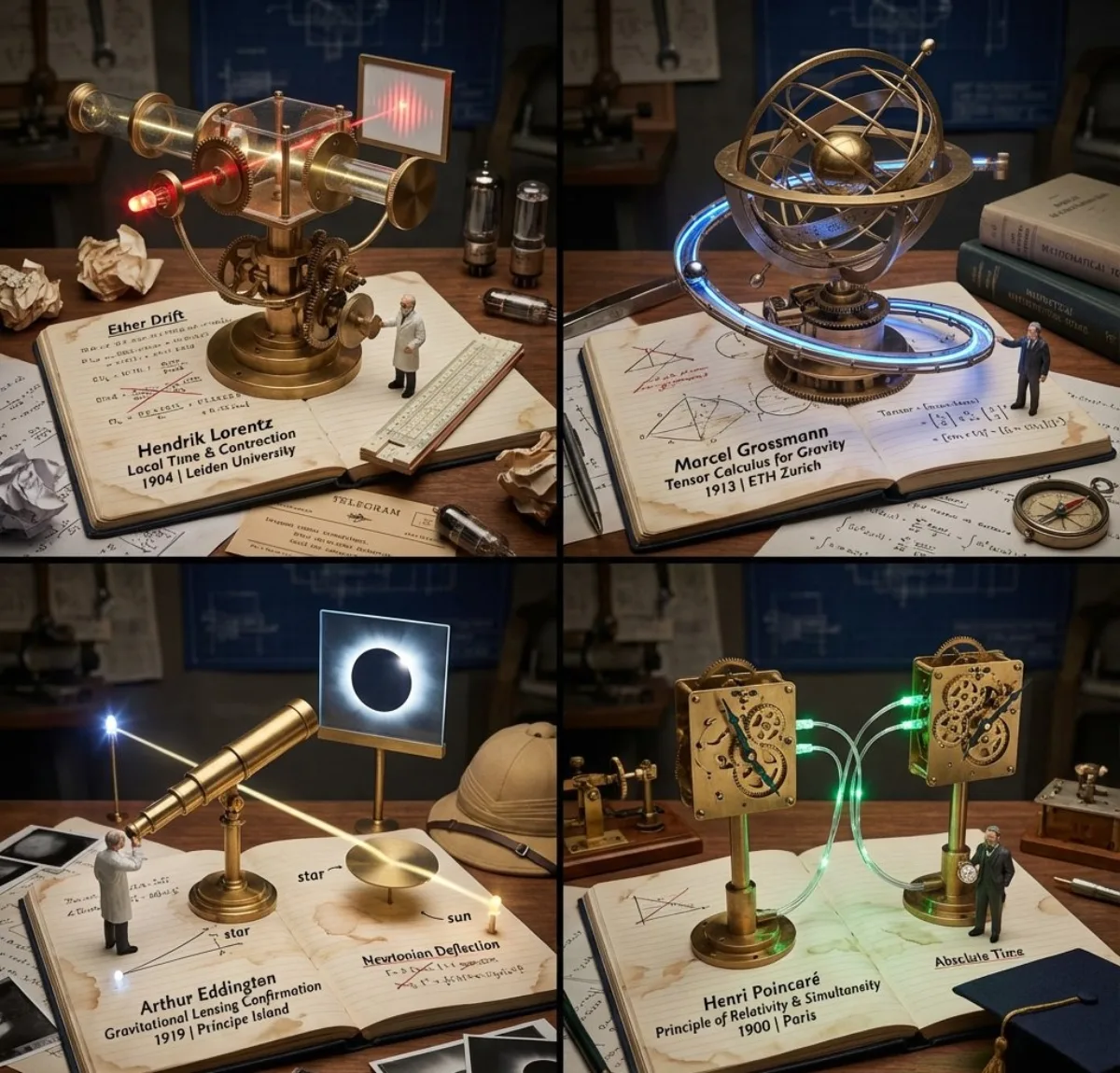 实验室笔记本中的科学发现动态雕塑：编辑级诠释