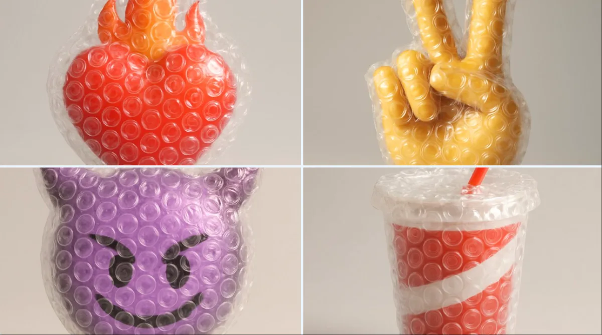 Emojis Covered in Bubble Wrap