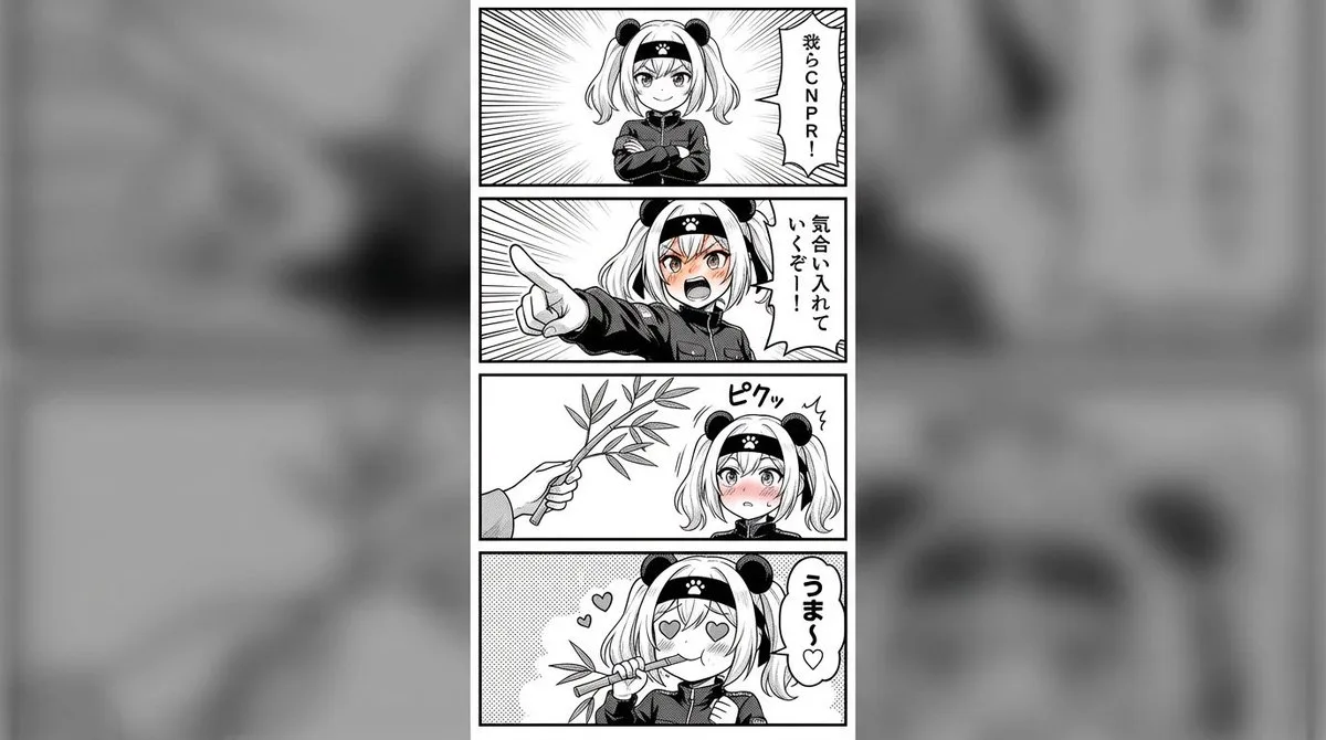 四格动漫风漫画：主图诠释