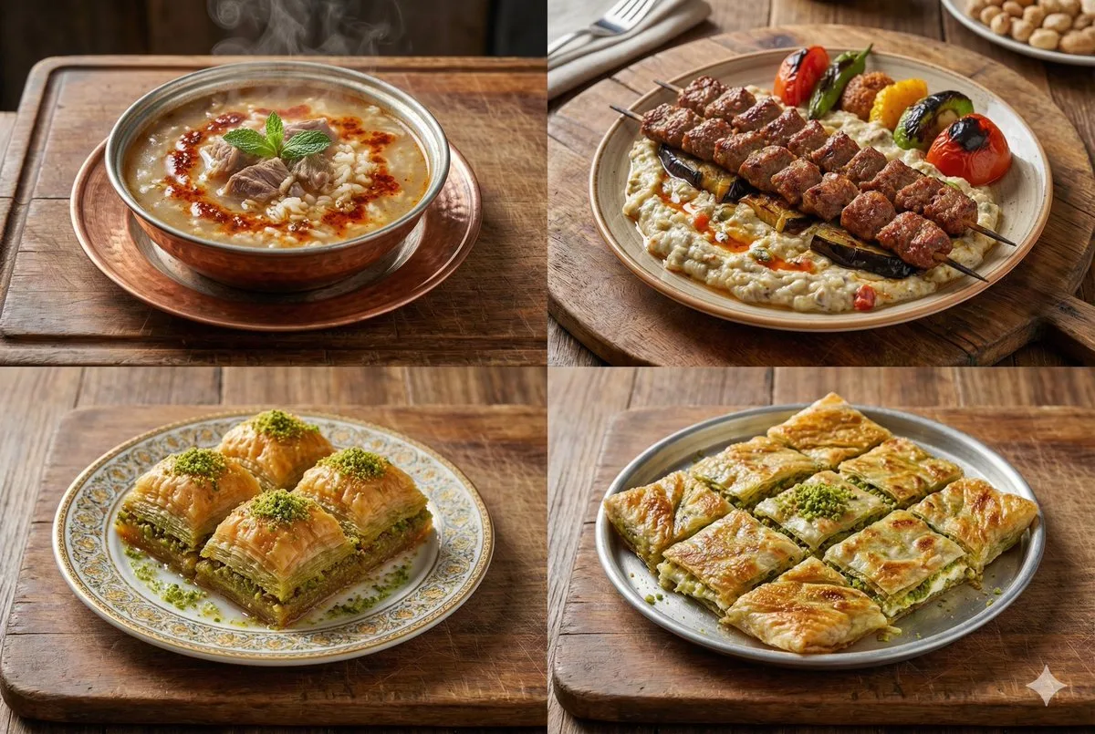 City Delights: 2x2 Food Grid